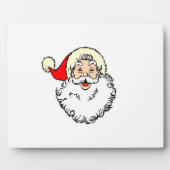 Happy Santa Claus Face Cartoon Fotoplatte (Vorderseite)