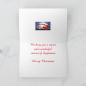 Happy Santa Claus Karte (Innenseite)