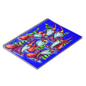 Happy Santa Claus Notizblock (Linke Seite)