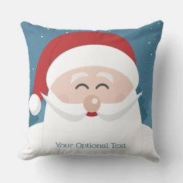 Happy Santa Custom throw Kissen