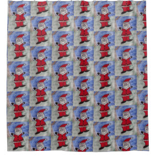 Happy Santa Duschvorhang