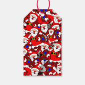 Happy Santa Geschenketiketts Geschenkanhänger (Vorderseite)