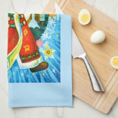 Happy Santa Handtuch (Viertel Falte)