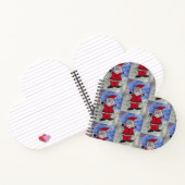 Happy Santa Heart Notizblock (Innenseite)