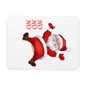 Happy Santa, HO-HO-HO Magnet (Horizontal)