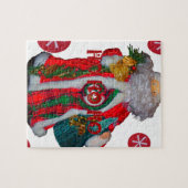 Happy Santa Hohabo Grußgrafik desi Puzzle (Horizontal)