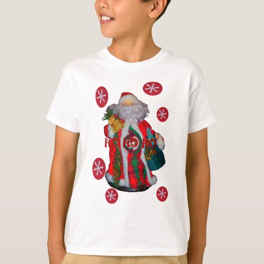 Happy Santa Hohabo Grußgrafik desi T-Shirt (Vorderseite)