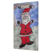 Happy Santa Klemmbrett (Links)