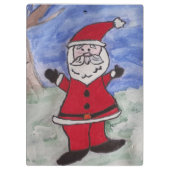 Happy Santa Klemmbrett (Rückseite)