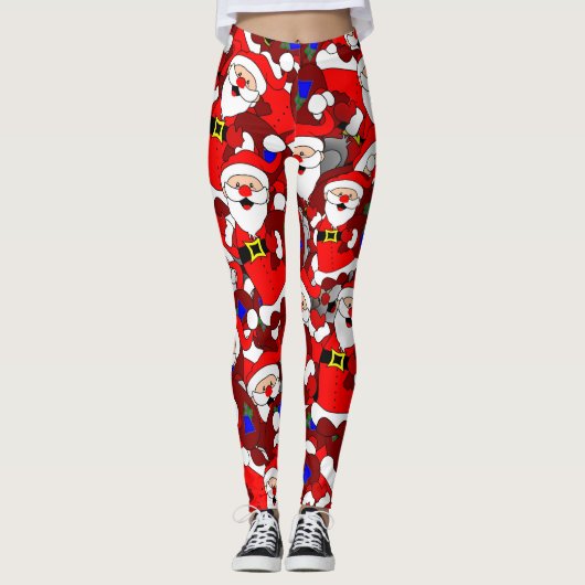 Happy Santa Leggings (Vorderseite)