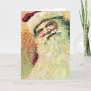 Happy Santa Merry Weihnachten Vintag