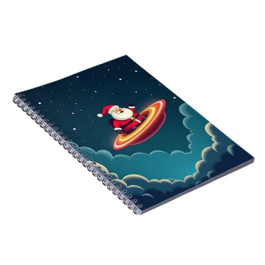 Happy Santa Notizblock (Rechte Seite)