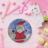 Happy Santa Paper Tellers Pappteller (Party)