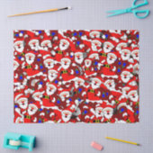 Happy Santa-Papierpapier Seidenpapier (Basteln)