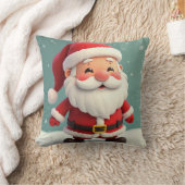 Happy Santa Pillow Kissen (Decke)