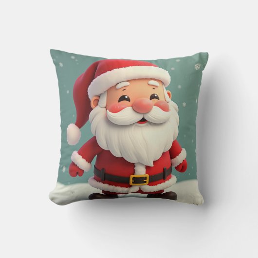 Happy Santa Pillow Kissen (Vorderseite)