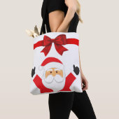 Happy Santa & Rentier zweiseitig Tasche (Von Nahem)