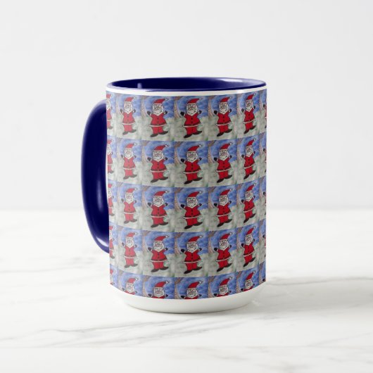 Happy Santa Tasse (Vorderseite Links)