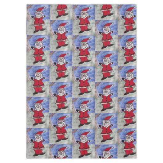 Happy Santa Tischdecke (Vorderseite)