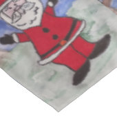 Happy Santa Tischdecke (Schrägansicht)