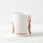 Happy Santa Vintage Christmas Kaffeetasse (Mittel)