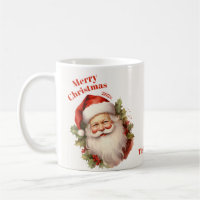 Happy Santa Vintage Christmas