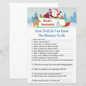 Happy Santa, wie gut Sie wissen, Babydusche (Vorne/Hinten)