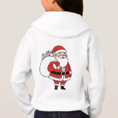 Happy Santa With Gifts Hoodie (Rückseite)