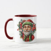 Happy Santa's Elf Tasse (Links)