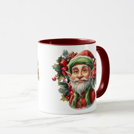 Happy Santa's Elf Tasse (VorderseiteRechts)