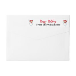 Happy Santas Happy Holidays Rücksendeadresse