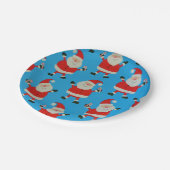 Happy Santas Pappteller (Schrägansicht)