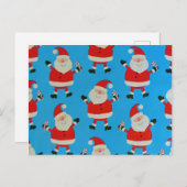 Happy Santas Postkarte (Vorne/Hinten)