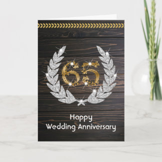Happy Sapphire 65. Hochzeitstag Karte