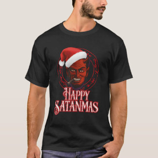 Happy Satanmas Funny Occult Weihnachts Parody Sata T-Shirt
