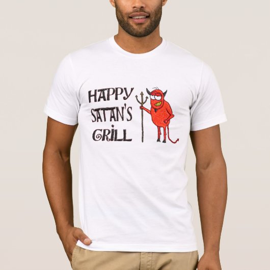 Happy Satans Grill T-Shirt (Vorderseite)