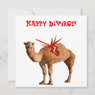 Happy Scheidung Note Card Mitteilungskarte