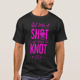 Happy Scheidung Party bekomme mir einen Schuss, de T-Shirt