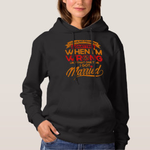 Happy Scheidung Party einräumen, wenn ich falsch b Hoodie