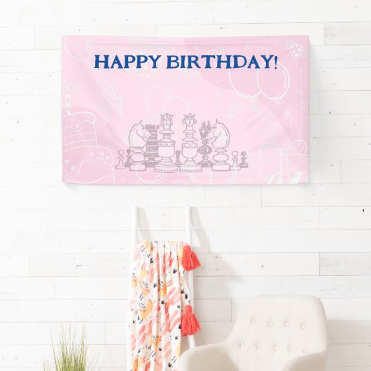 Happy Schess Geburtstag Banner (Insitu)