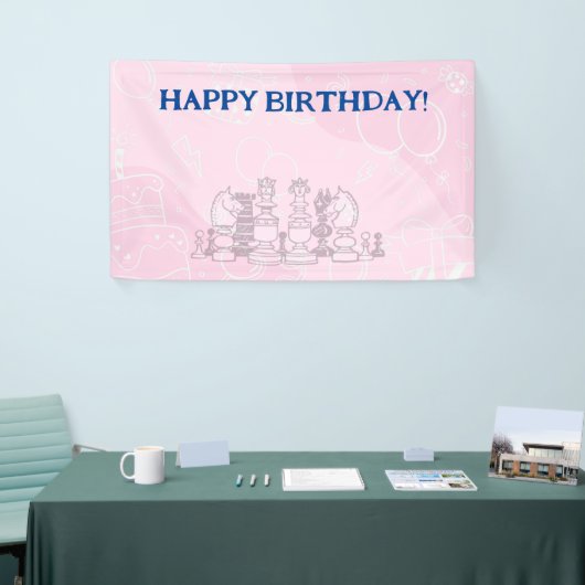 Happy Schess Geburtstag Banner (Messeveranstaltung)