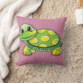 Happy Schildkröte Kissen (Decke)
