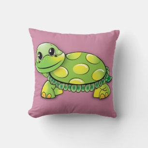 Happy Schildkröte Kissen
