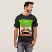 Happy Schildkröte mit Blase T-Shirt (Vorne ganz)