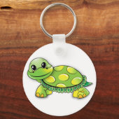 Happy Schildkröte Schlüsselanhänger (Vorderseite)