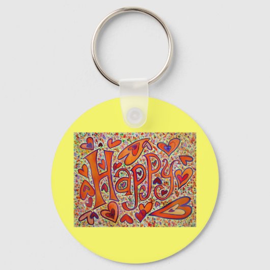 Happy Schlüsselanhänger (Vorderseite)