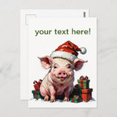 Happy-Schnitt Postkarte (Vorne/Hinten)