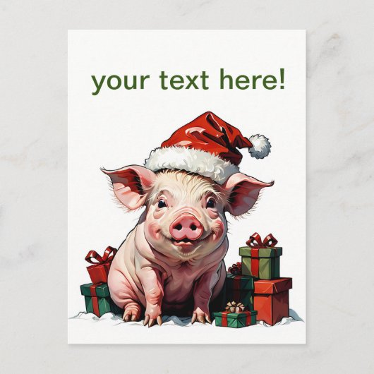 Happy-Schnitt Postkarte (Vorderseite)