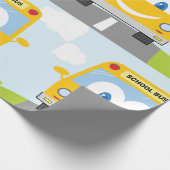 Happy School Bus Geschenkpapier (Ecke)