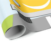 Happy School Bus Geschenkpapier (Rolleneckpunkt)